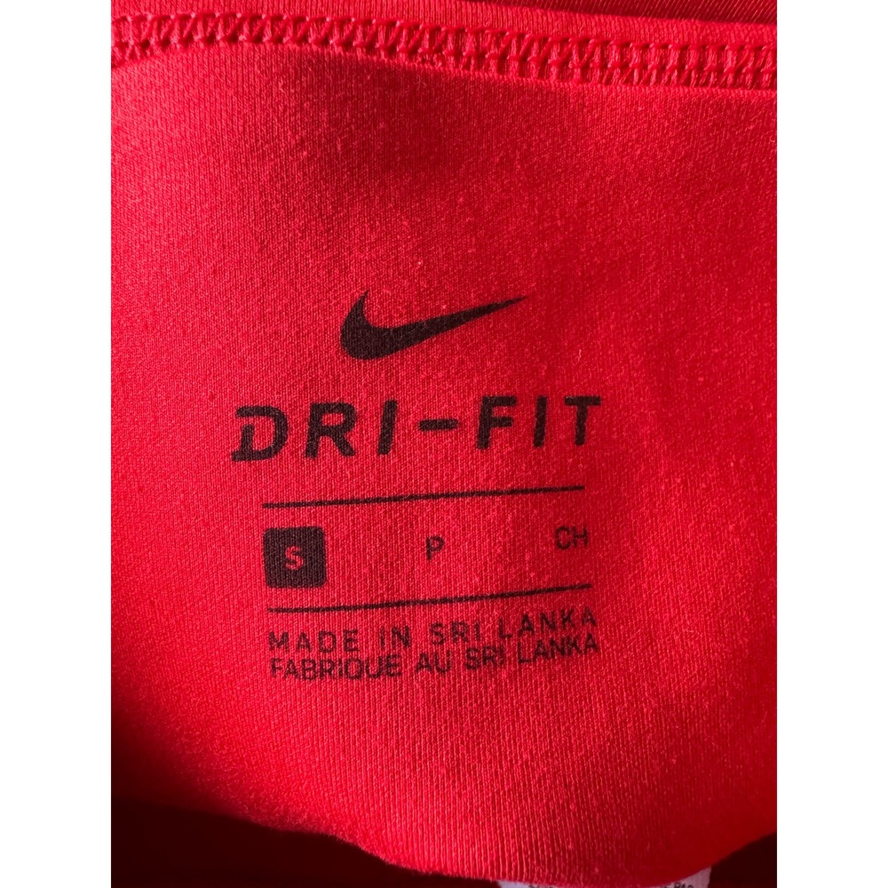Nike Dri-FIT Strappy Lattice Leggings S Red Gym Yoga Athletic Workout Balletcore - Picture 6 of 15